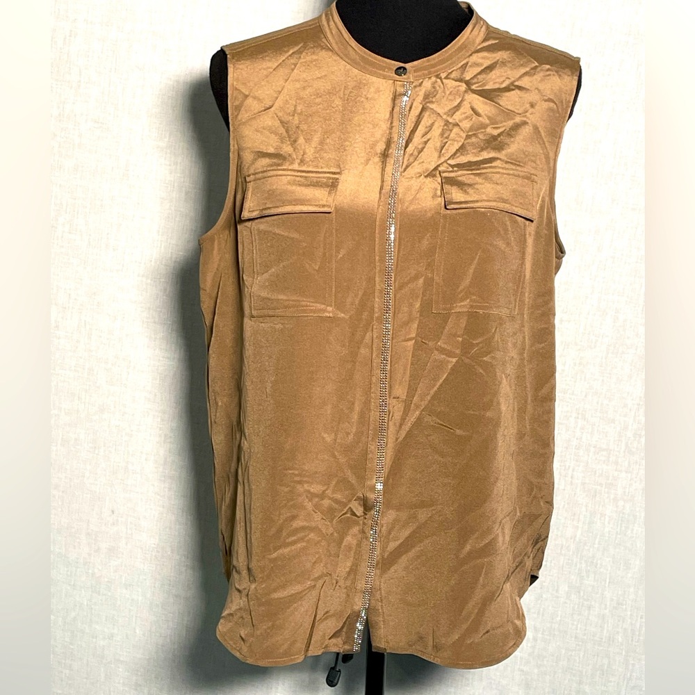 St. John Women Silk‎ Blouse- Medium